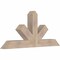 Ekena Millwork Saratoga Smooth Timber Gable Bracket, Douglas Fir, 60"W x 27"H x 5 1/2"D x 5 1/2"F, 11/12 Pitch GBW060X27X0606SAR00SDF - alternate 3